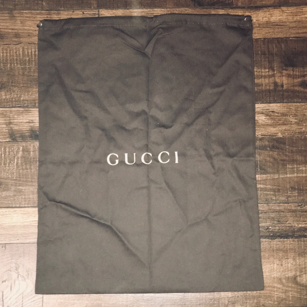 GUCCI Satchel MEDIUM Drawstring Cloth Protective Storage Sleeper Duster Dust Bag